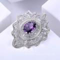 latest design diamond modern fashion brooches for women